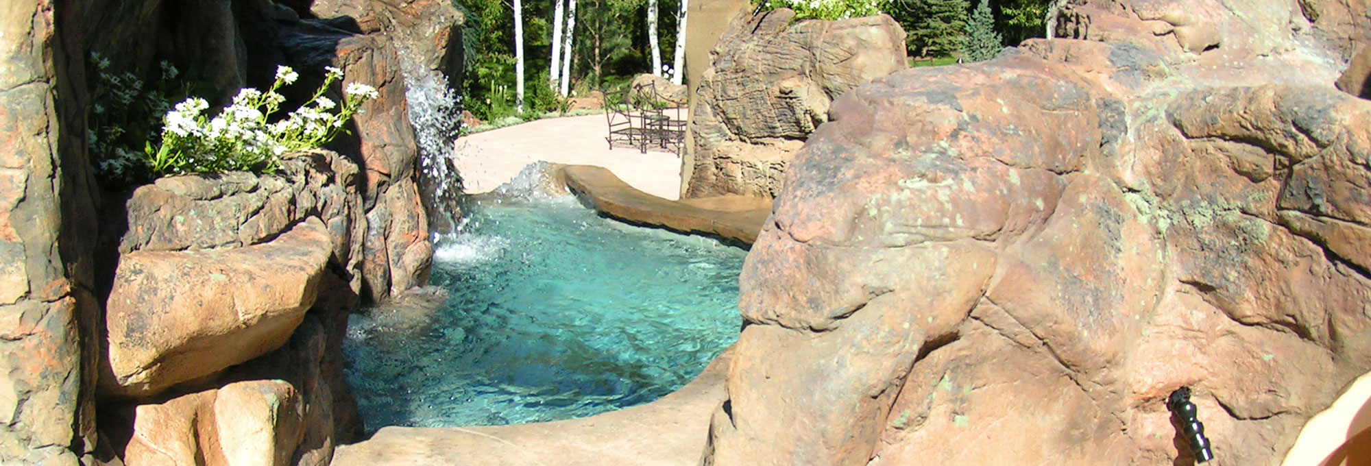 Natural Stone Water Feature Outdoor Hardscape Boise Id