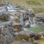 outdoor water feature